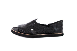 SIDREY (Raw & Rustic) Men's Generic Pachuco Huarache Sandals - Black