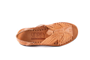 SIDREY Women's Pachuco Fino Style Huarache Sandals - Tanned Natural
