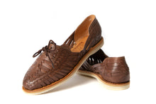 Load image into Gallery viewer, SIDREY Primavera Style Huarache Sandals - Dark Brown