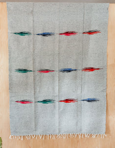 Pajaro Design Mexican Blankets - Light Gray