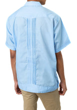 Load image into Gallery viewer, SIDREY Men&#39;s Mexican Guayabera Classic Shirt - Light Blue