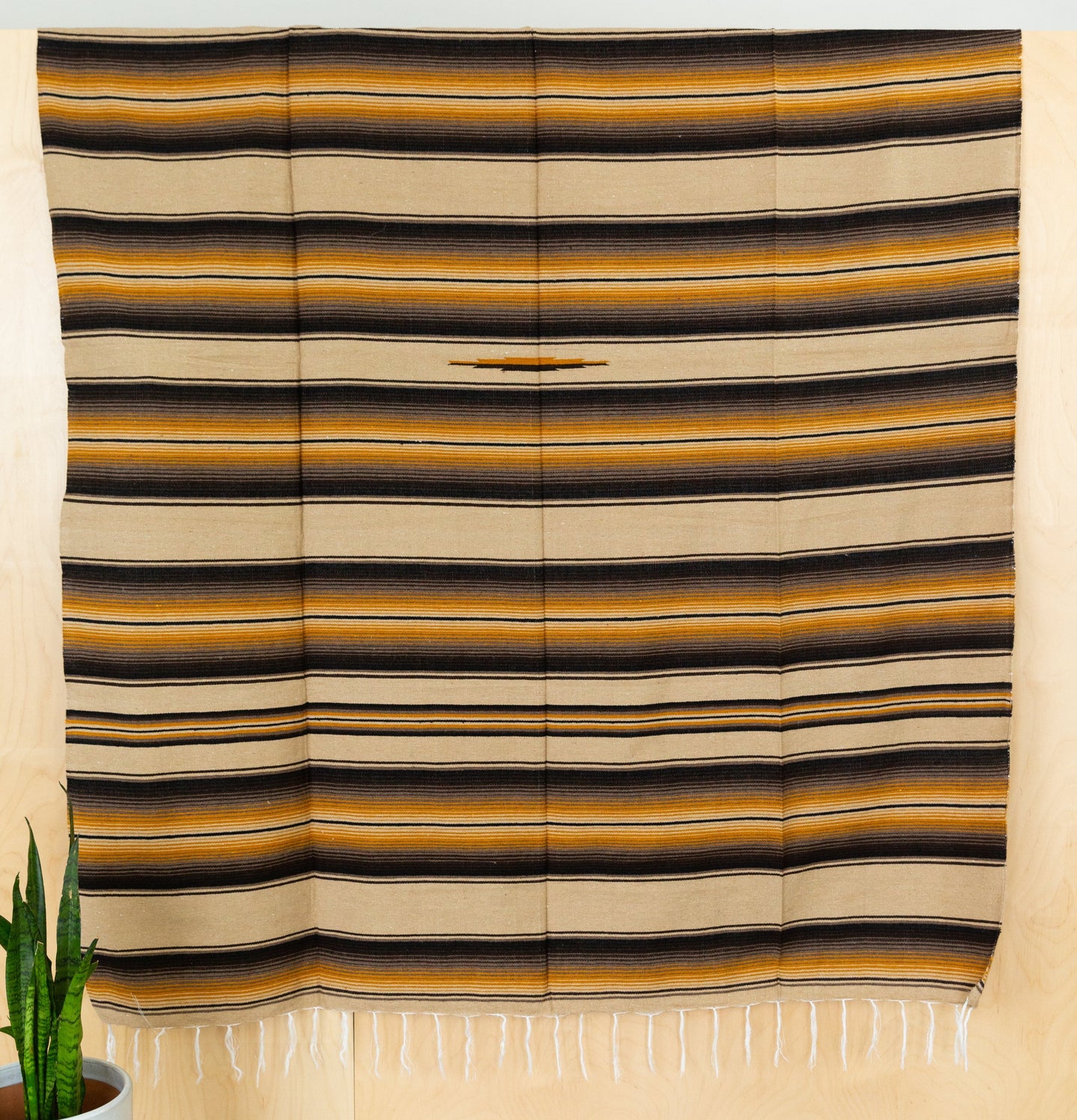 Serape Mexican Blankets - Tan