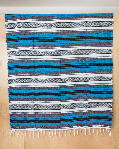 Traditional Mexican Blankets - Blue