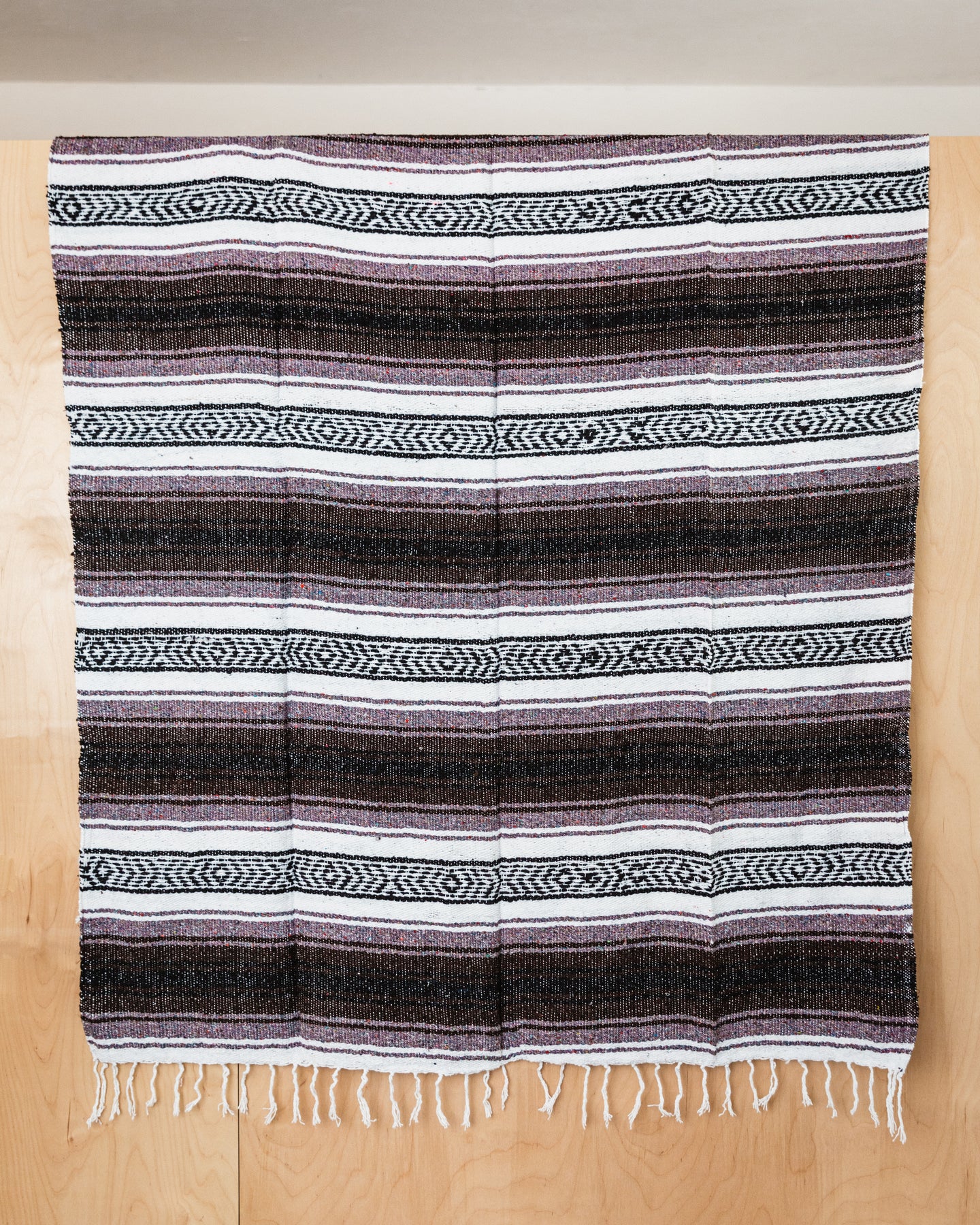 Traditional Mexican Blankets - Dark Brown