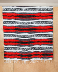 Traditional Mexican Blankets - Red