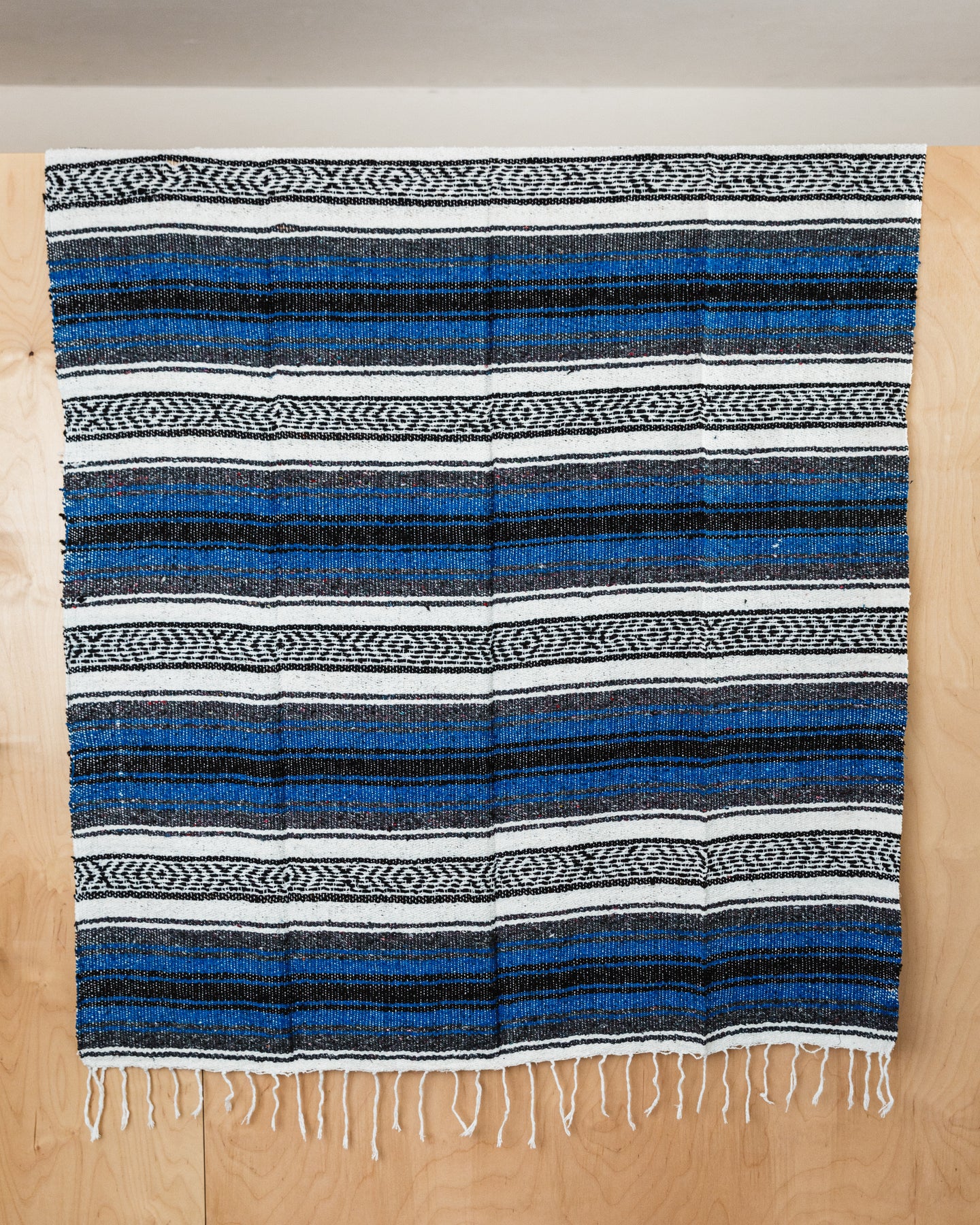 Traditional Mexican Blankets - Royal Blue