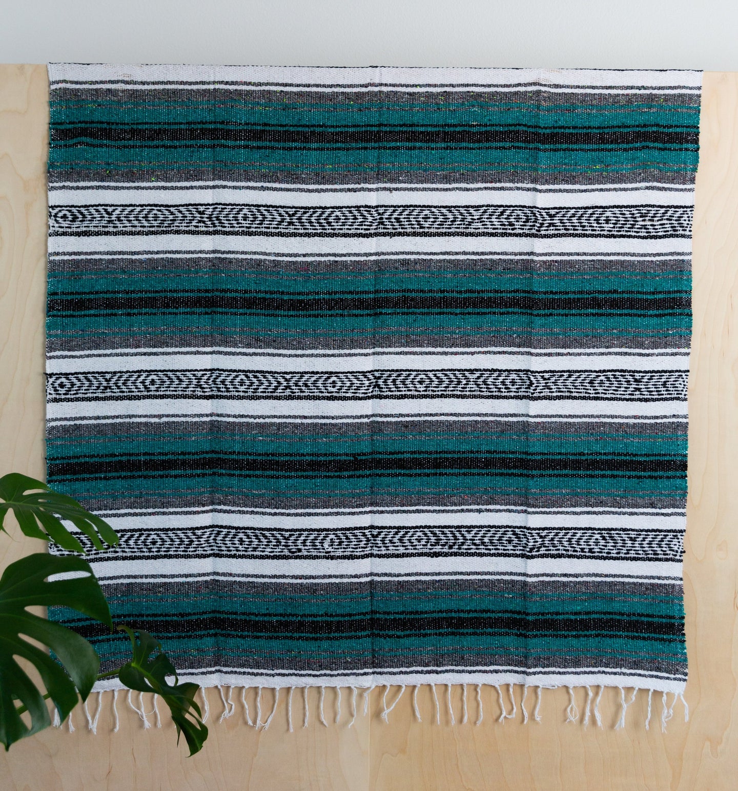 Traditional Mexican Blankets - Teal