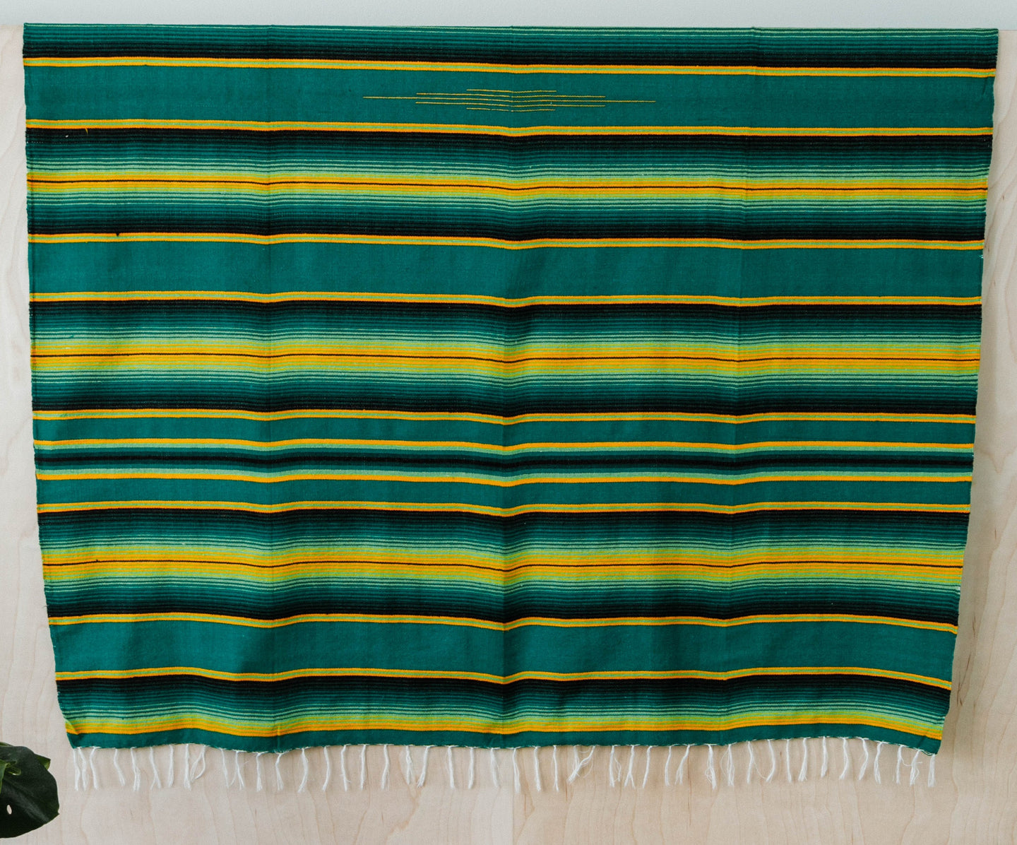 Serape Mexican Blankets - Green #2