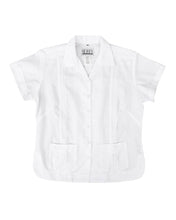 Load image into Gallery viewer, SIDREY Women&#39;s Mexican Guayabera Classic Shirt - White