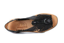 Load image into Gallery viewer, SIDREY Men&#39;s Pachuco Fino Huarache Sandals - Black