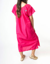 Load image into Gallery viewer, SIDREY Mexican Embroidered Pueblo Dress - Pink