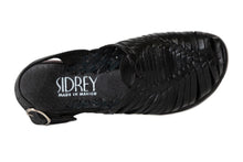Load image into Gallery viewer, SIDREY Women&#39;s Closed Toe Mexican Huarache Sandals - Black